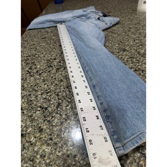 Calvin Klein Bootcut Jeans Womens Size 8 Light Wash Blue Denim Y2K Preppy Casual - Picture 5 of 9